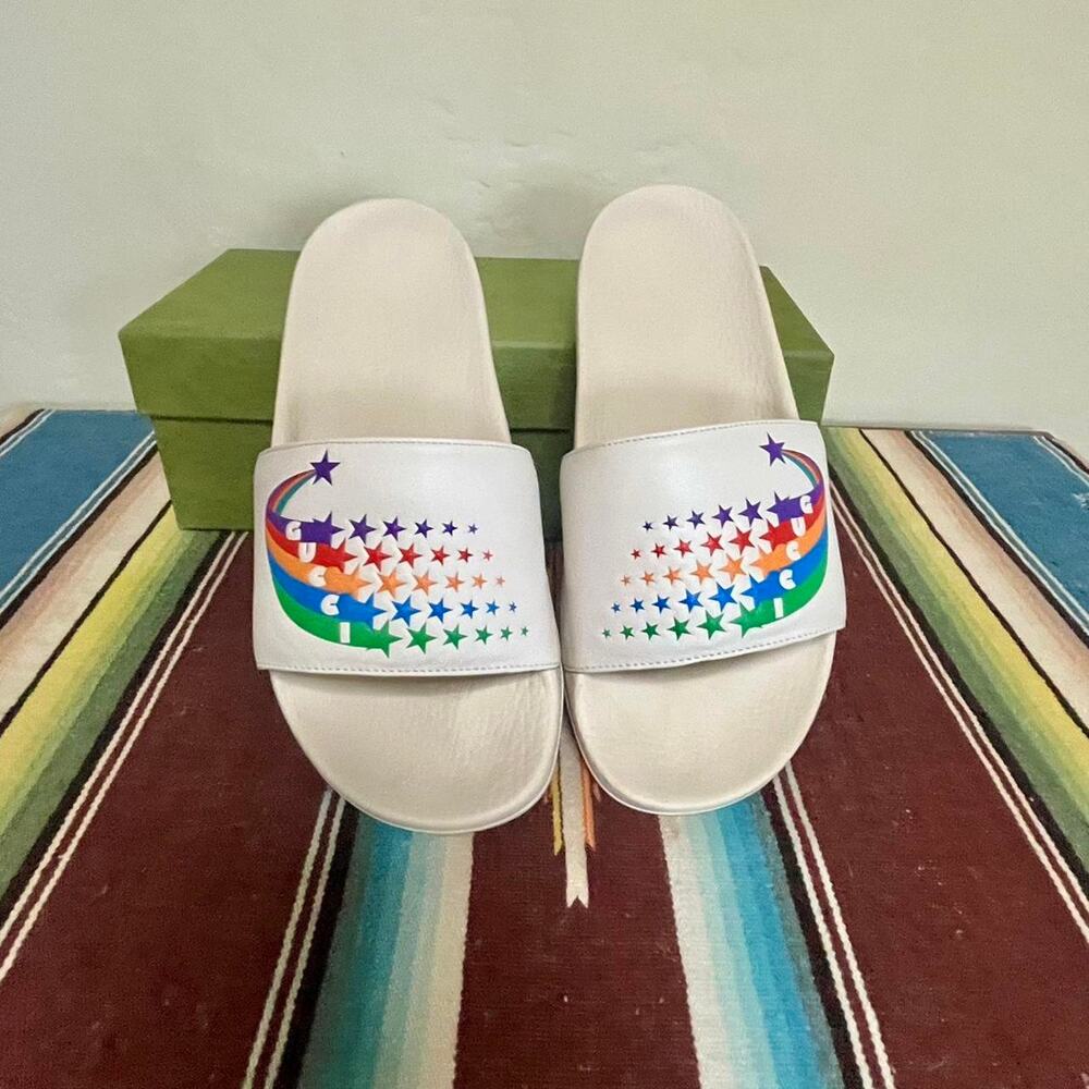 Gucci rainbow pursuit slide sandal - Picture 7 of 8